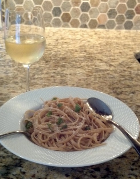 Pasta Agli e Olio from Paggi Pazzo