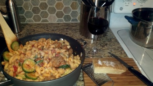 Pasta Primavera con Polpette