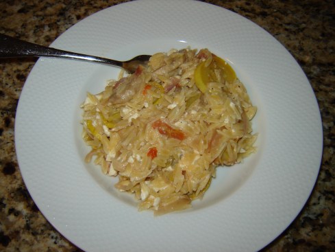 Orzo, Squash, and Feta Cheese Recipe from Paggi Pazzo