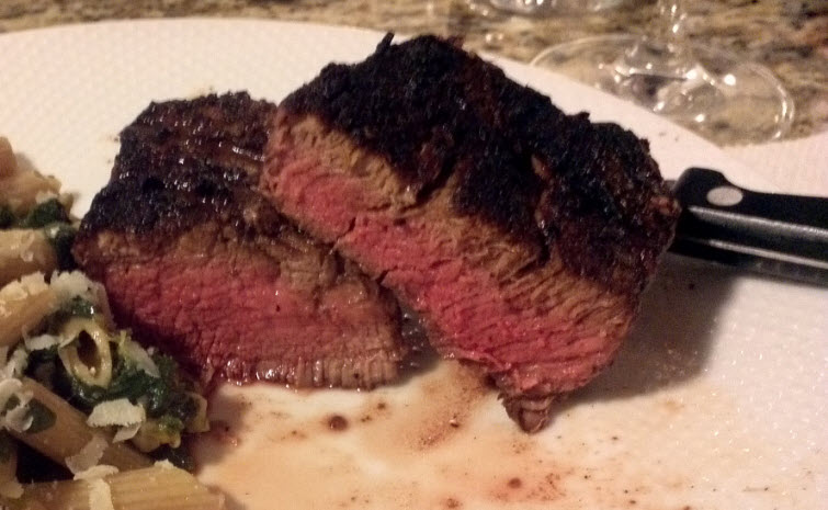 Grilled Angus Beef Steak Filet Recipe from Paggi Pazzo.