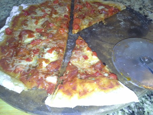 Spanish pizza recipe on the grill from Paggi Pazzo