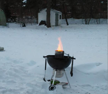 Never too cold to grill - Paggi Pazzo