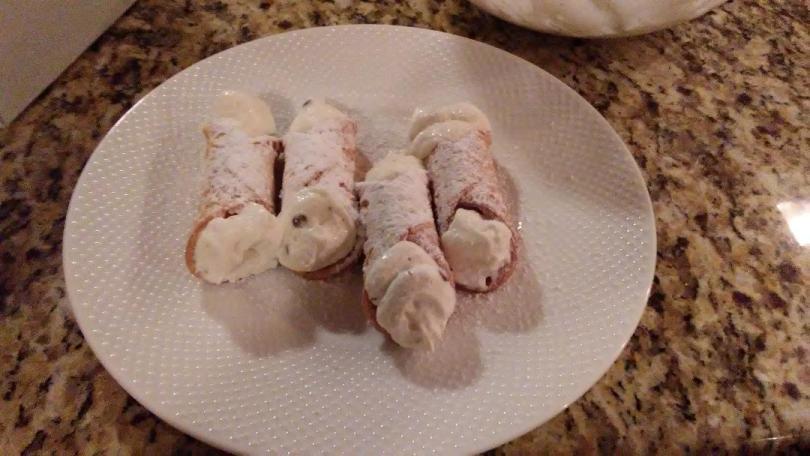 Sicilian cannoli recipe with chocolate chips and fresh ricotta from Paggi Pazzo!
