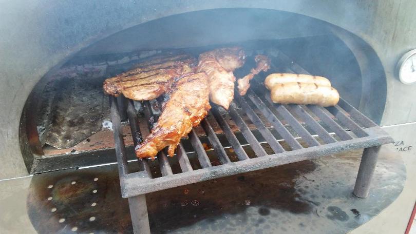 Tuscan Meat Tornado Grilled in the Pizza Oven Photo